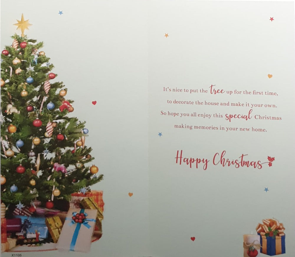 First Christmas In Your New Home Christmas Card