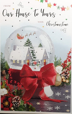 Our House To Yours Christmas Card 