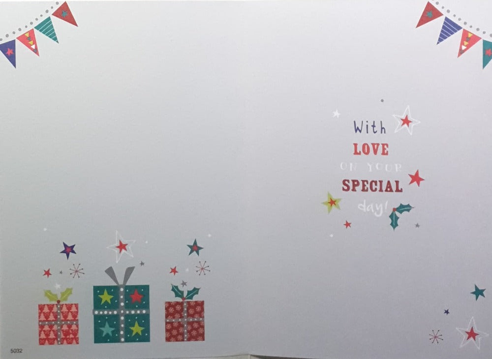 December Birthday Christmas Card