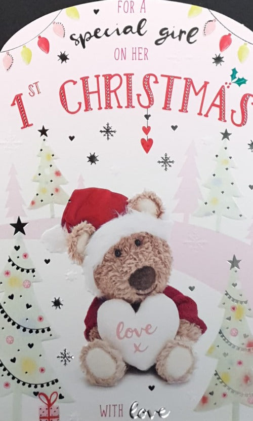 Special Girl 1st Christmas Card