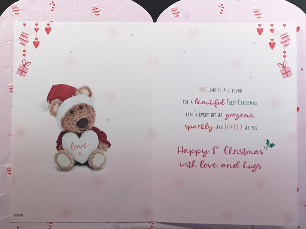 Special Girl 1st Christmas Card