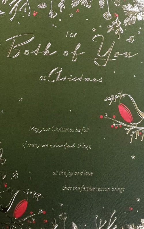 Both Of You Christmas Card