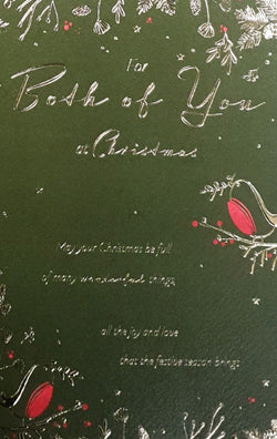 Both Of You Christmas Card