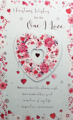 Large One I Love Christmas Card