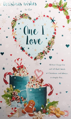 Large One I Love Christmas Card