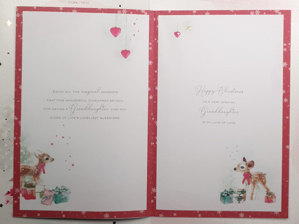 Granddaughter Christmas Card
