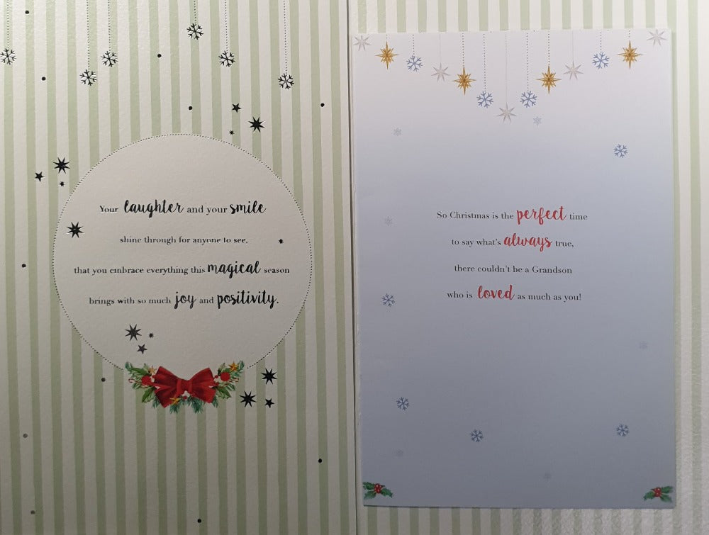 Special Grandson Christmas Card