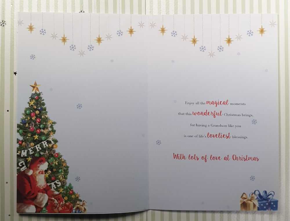 Special Grandson Christmas Card