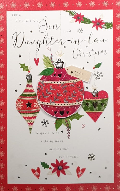 Special Son And Daughter In Law Christmas Card