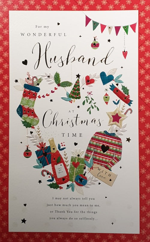 Husband Christmas Card
