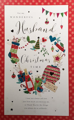 Husband Christmas Card