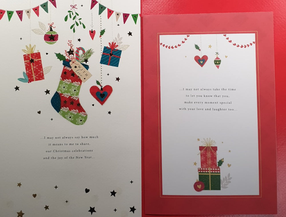 Husband Christmas Card