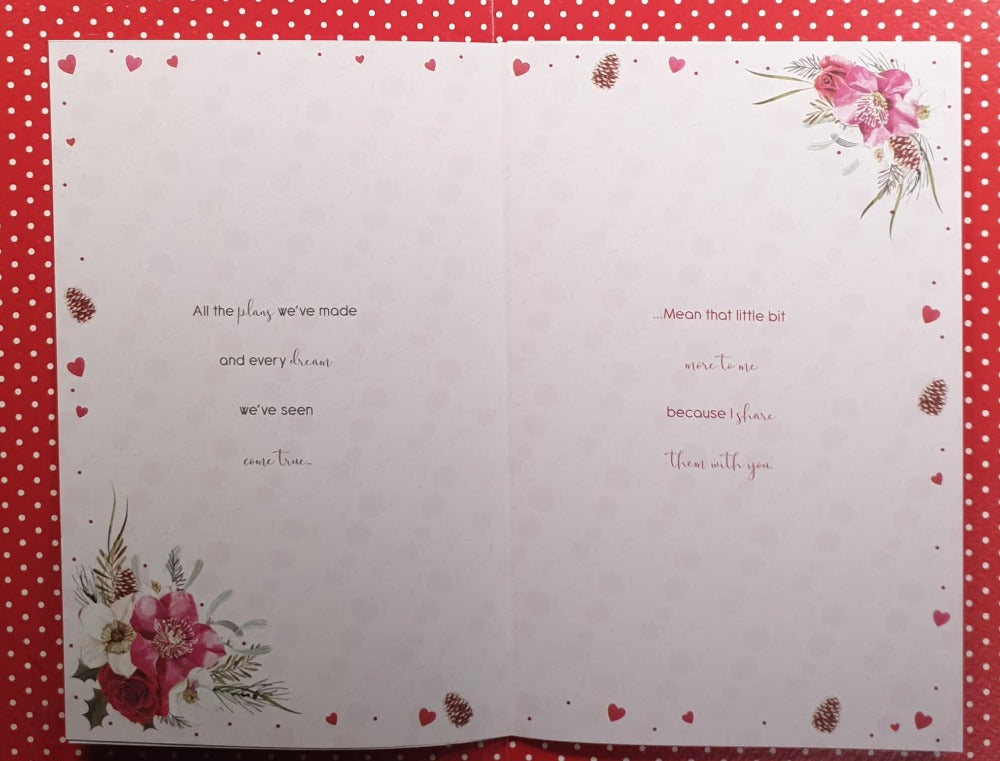 Large Wife Christmas Card