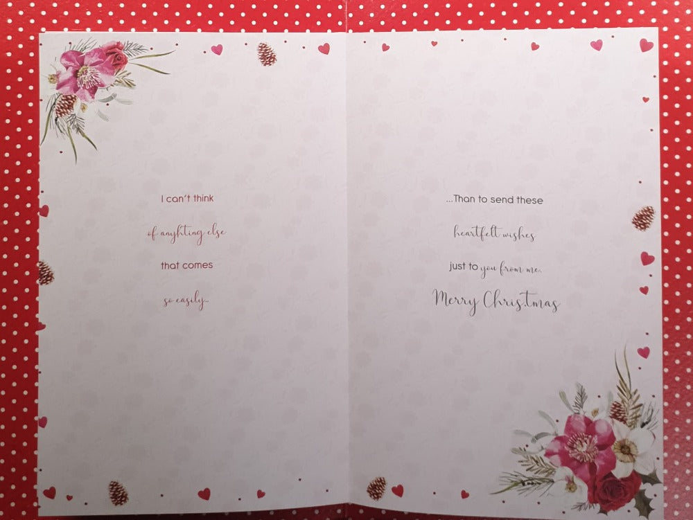 Large Wife Christmas Card