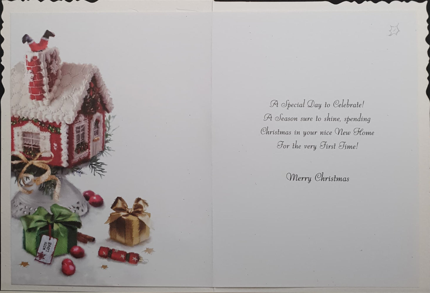 New Home Christmas Card - First Christmas in Your New Home / Mulled Wine & Cottage