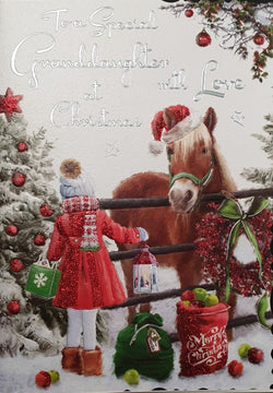 Granddaughter Christmas Card