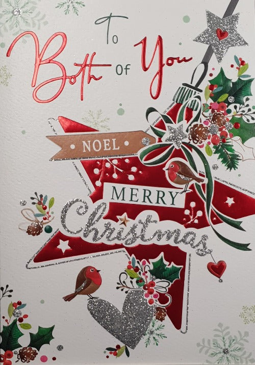 To Both Of You Christmas Card