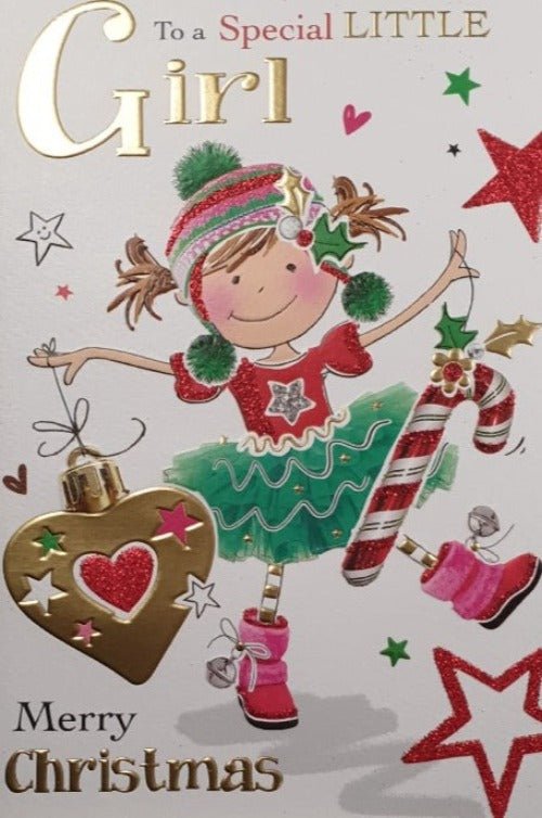 Special Girl Christmas Card