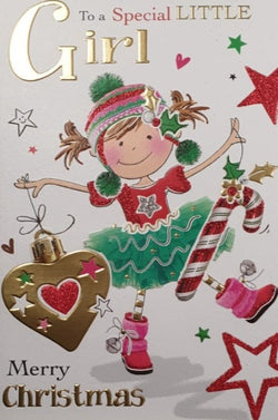 Special Girl Christmas Card
