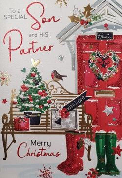 Special Son And His Partner Christmas Card