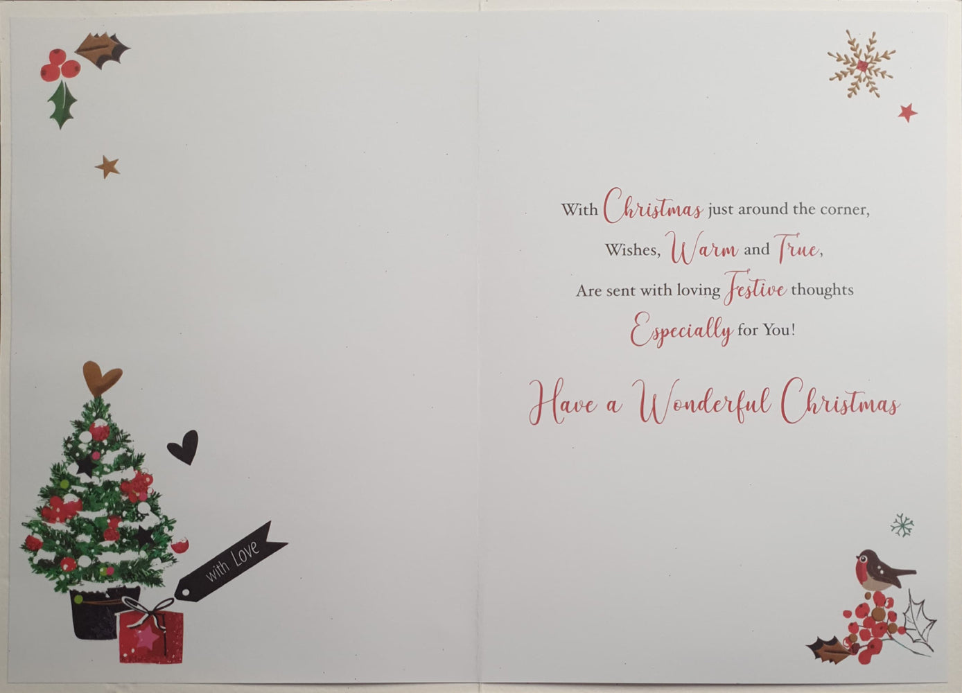 Special Son And His Partner Christmas Card - Red Door & Boots