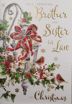 Special Brother And Sister In Law Christmas Card