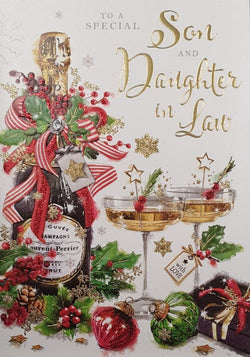 Special Son And Daughter In Law Christmas Card