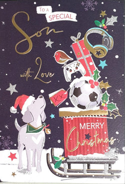 Special Son Christmas Card