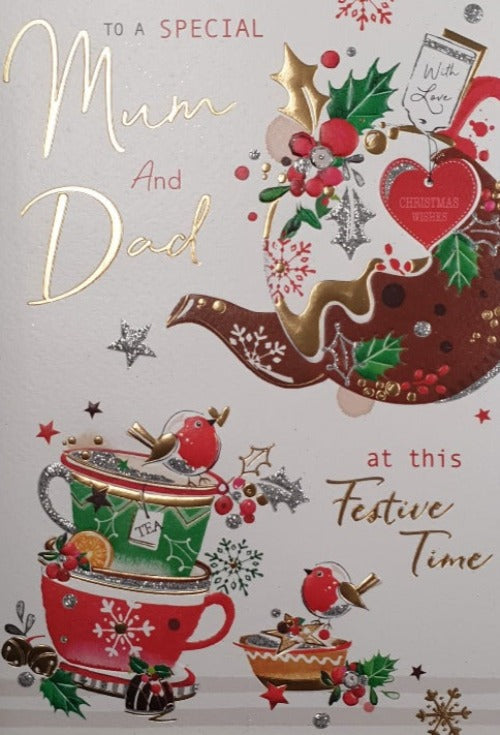 Special Mum And Dad Christmas Card