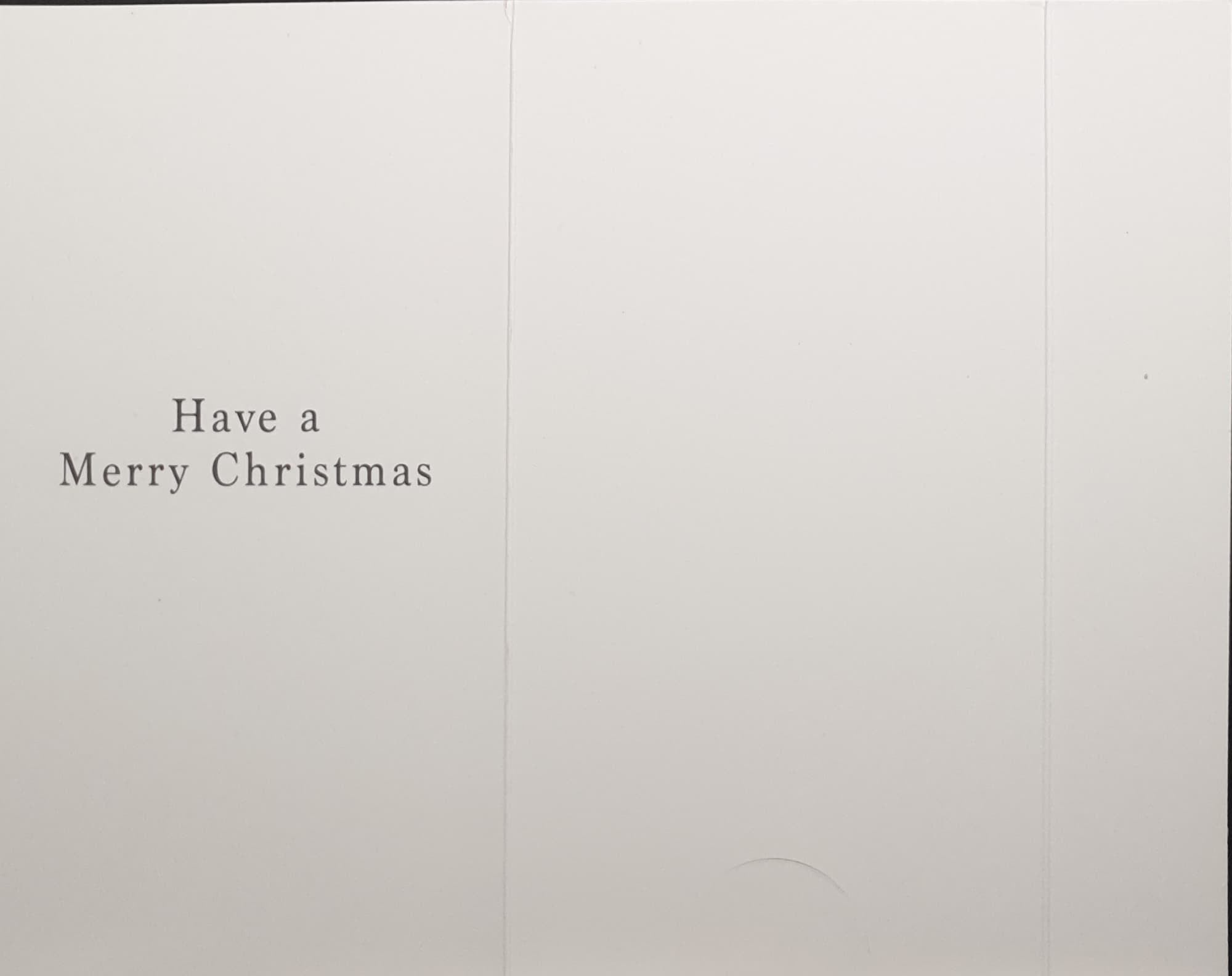 Money Wallet Christmas Card - A Gift For You / Santa Writing on List