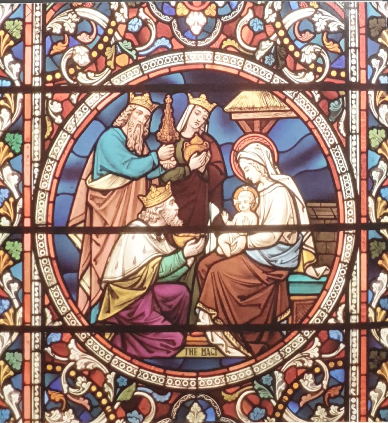 Christmas Card / With Sound - Three Kings Presenting Gifts to Jesus