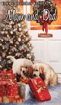 Mam And Dad Christmas Card