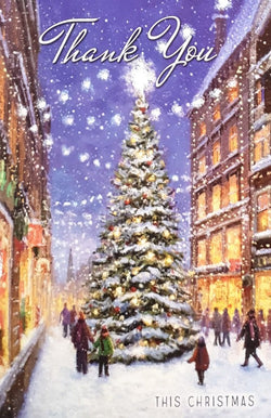Thank You Christmas Card