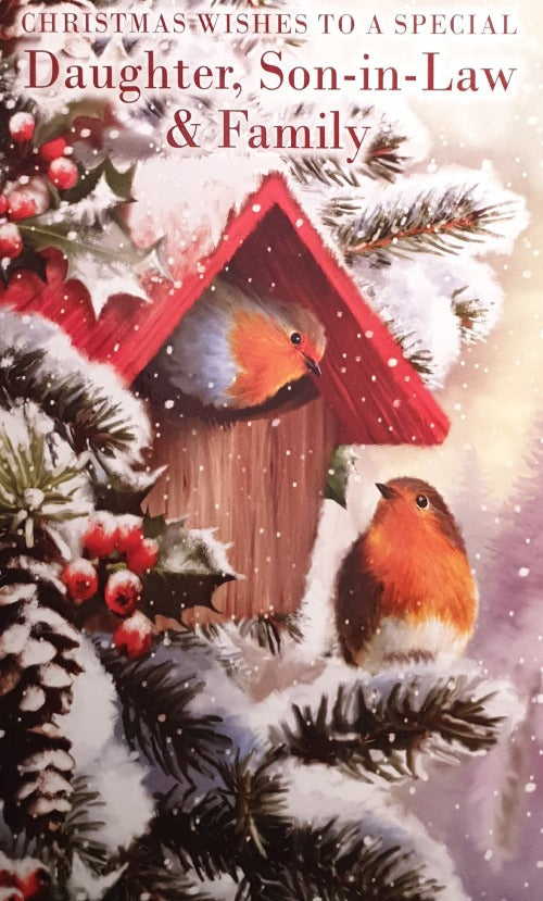 Special Daughter Son In Law And Family Christmas Card