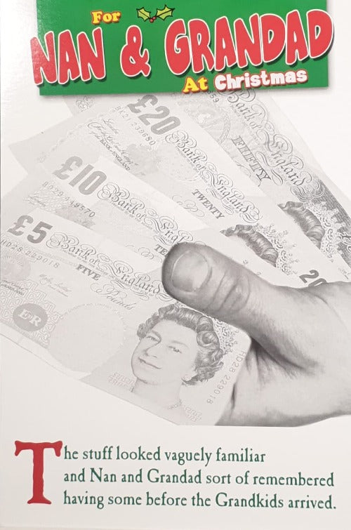 Nan And Grandad Christmas Card