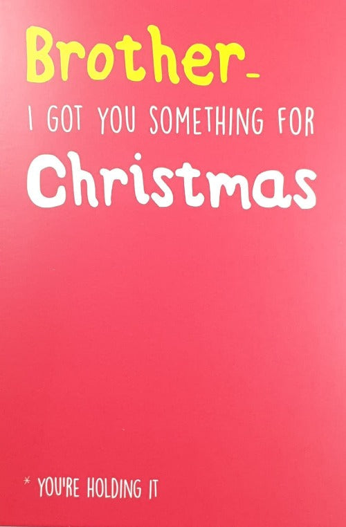 Brother Christmas Card