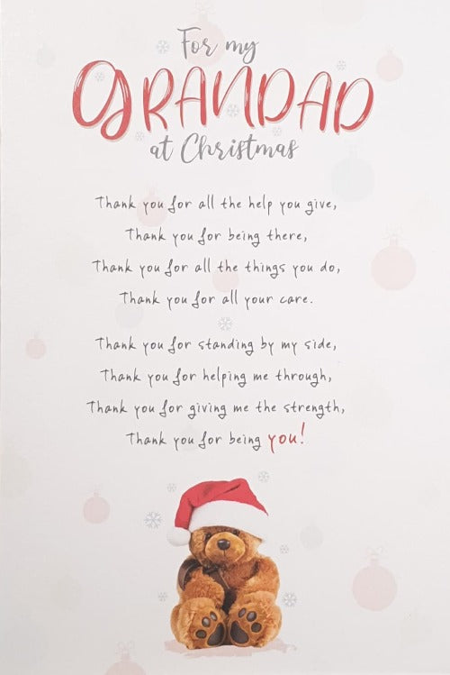Grandad Christmas Card