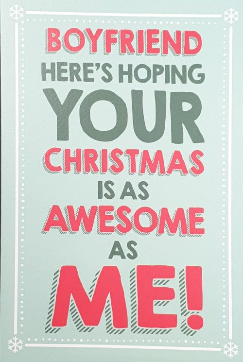 Boyfriend Christmas Card