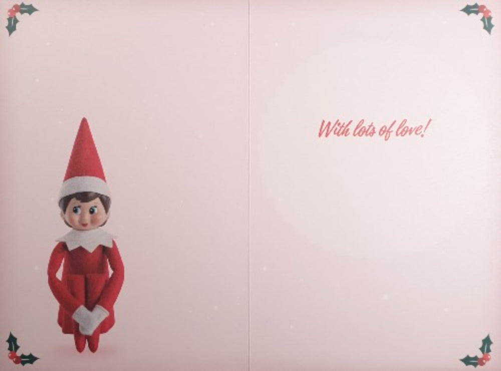 Daughter Christmas Card - To Sparkle & Pink Design