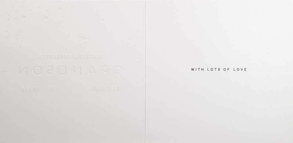 Grandson Christmas Card