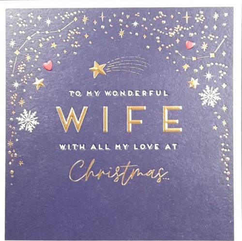 Wife Christmas Card 