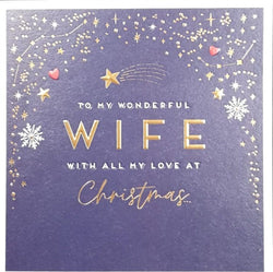 Wife Christmas Card 