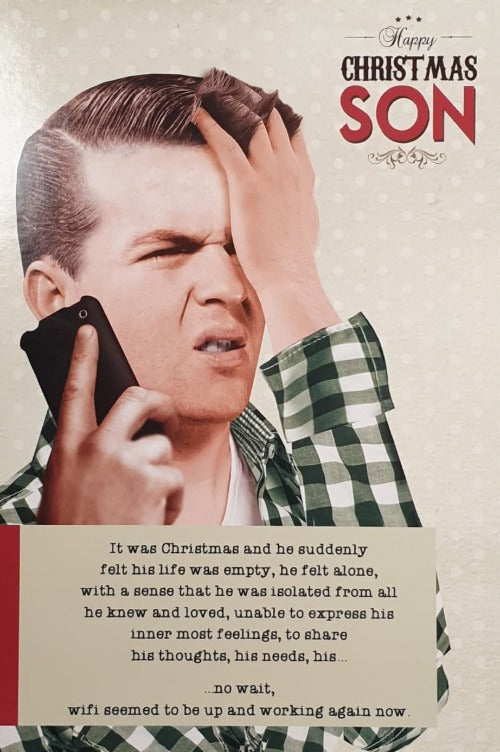 Son Christmas Card