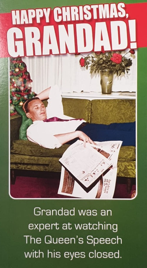 Grandad Christmas Card