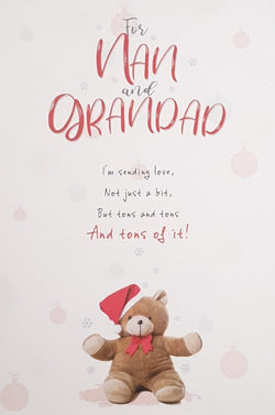 Nan And Grandad Christmas Card