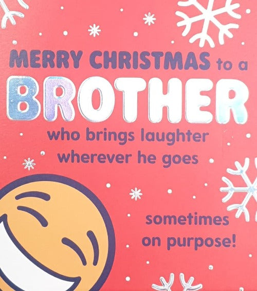 Funny Brother Christmas Card