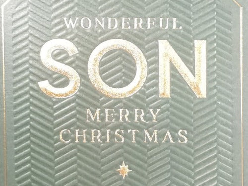 Son Christmas Card