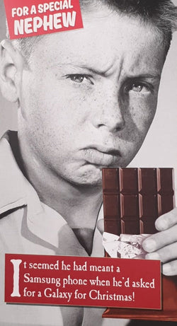 Funny Special Nephew Christmas Card