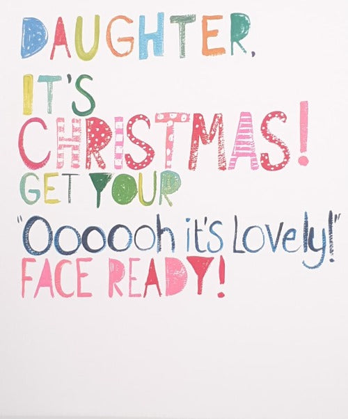 Daughter Christmas Card