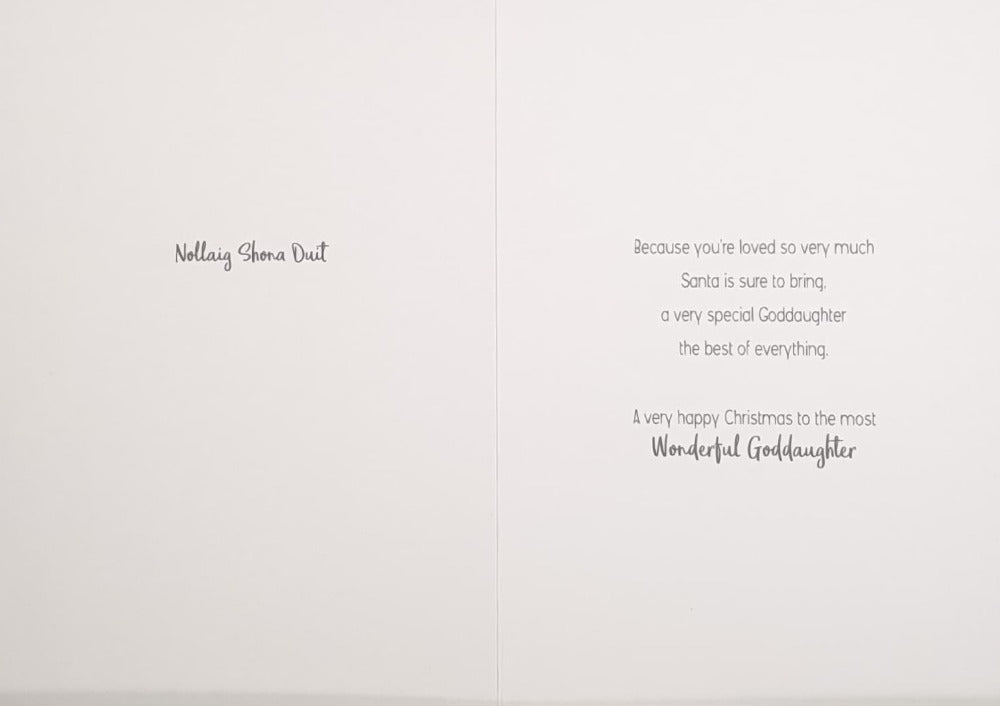 Goddaughter Christmas Card